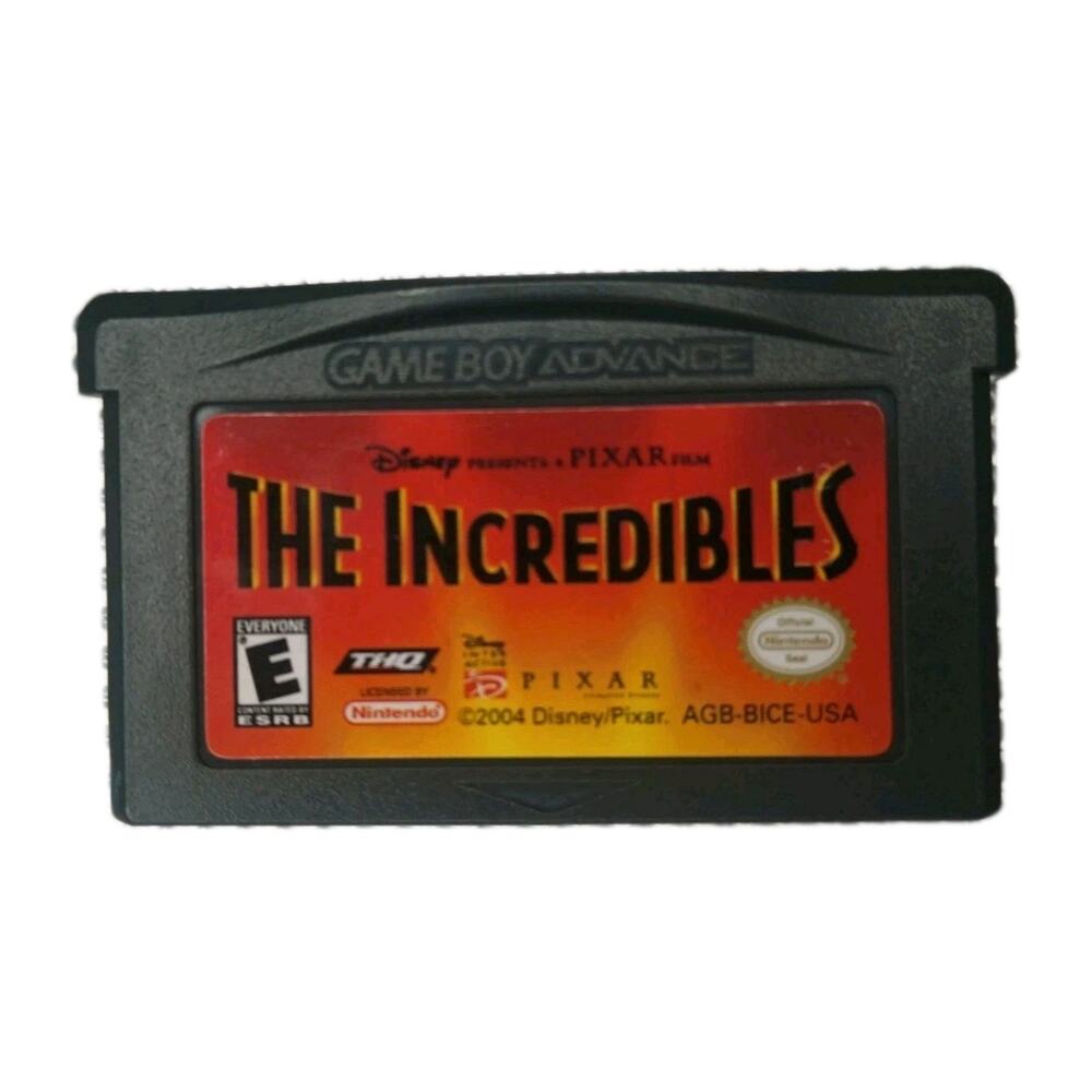 The Incredibles Nintendo Game Boy Advance GBA Cart Only Tested Working Very Good